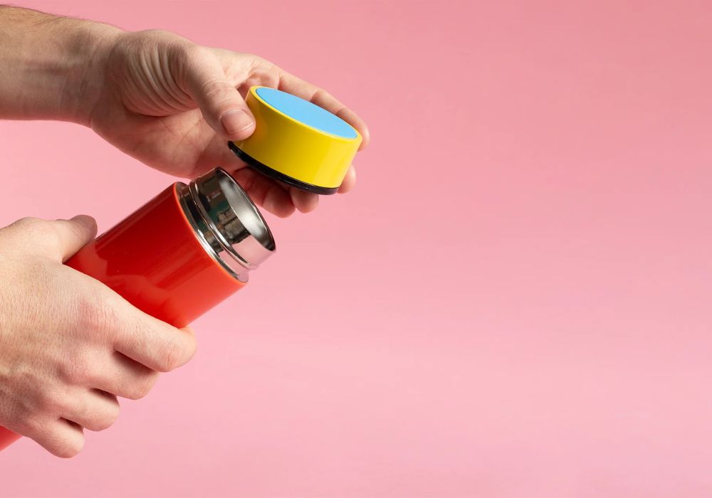 cách mở nắp bình giữ nhiệt bị kẹt