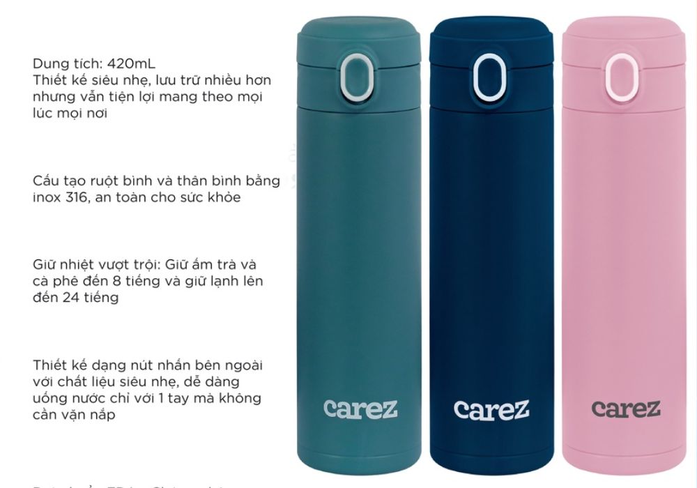Bình giữ nhiệt Carez IBC325 420ml