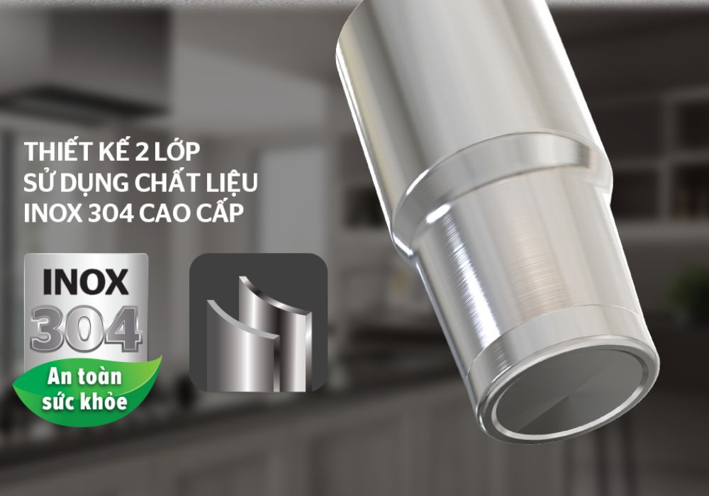 Bình giữ nhiệt Inox 304 Sunhouse